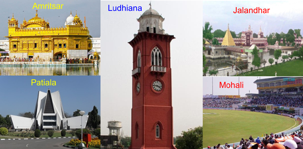 Cities of Punjab